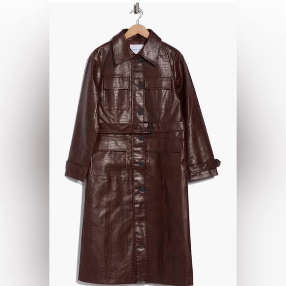 Rebecca Minkoff Belted Trench Coat - Picture 4 of 9